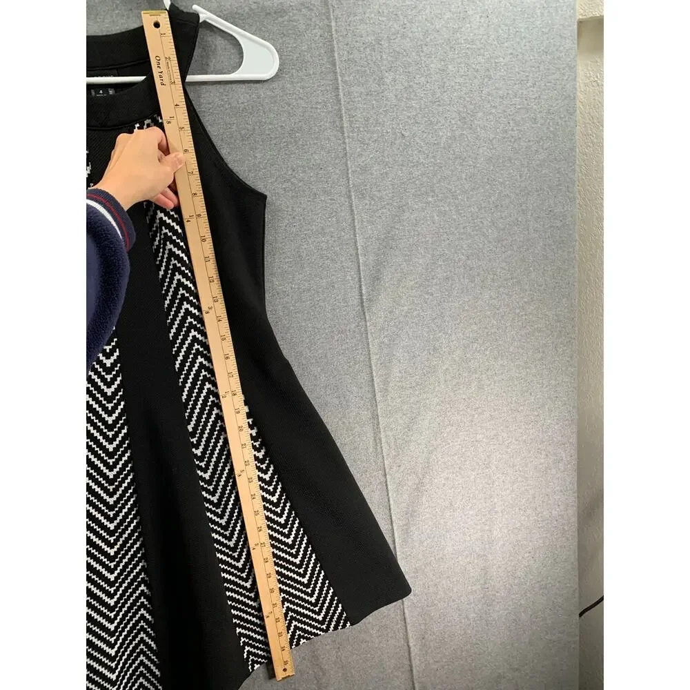 En Focus Studio Dress Women Size 4 Mini Dress Black Evening Sleeveless